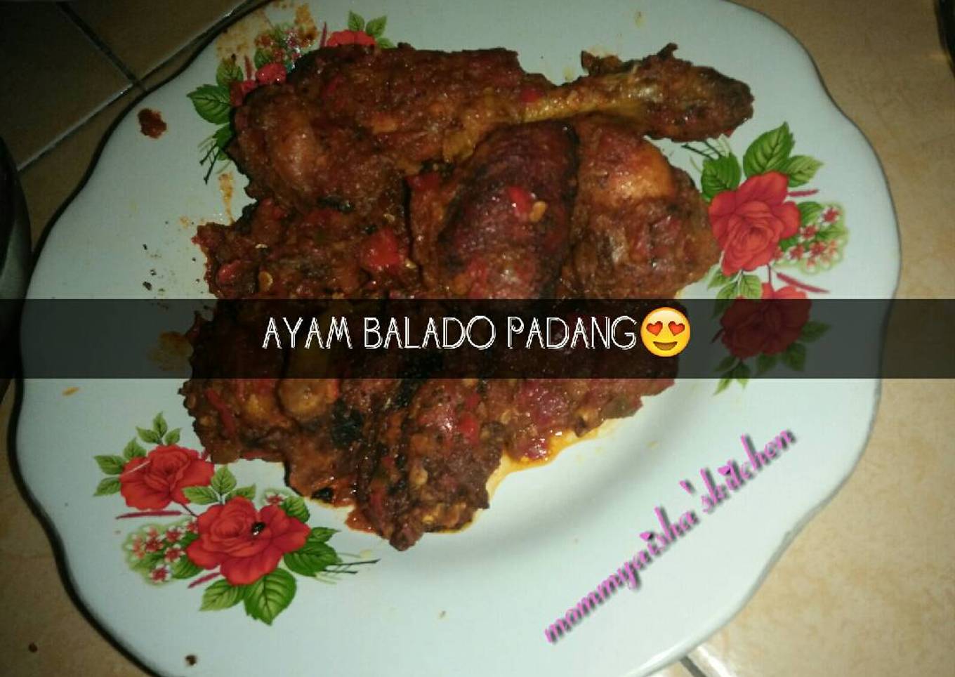 Ayam balado padang