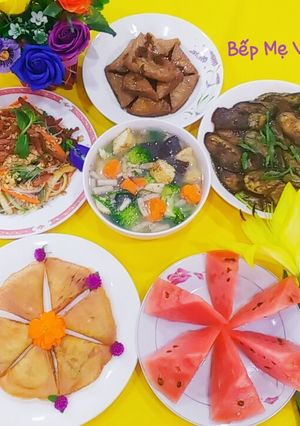 Hình của món Mâm cơm chay 06.