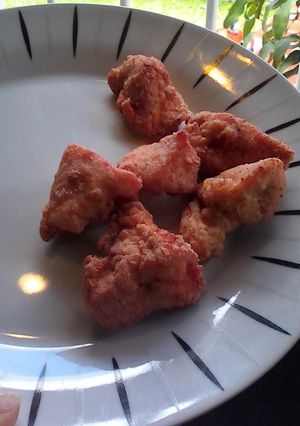 Una foto de Pollo frito empanizado