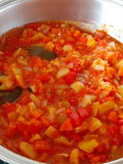 Una foto de Pisto de verduras