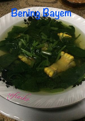 Foto resep Sayur Bening Bayam Kunci#BikinRamadanBerkesan#Day4