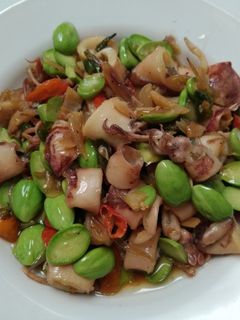 Foto resep Oseng Petai Cumi Asin