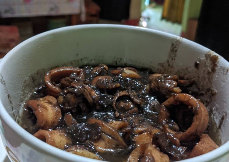 urutan Menyiapkan Cumi Hitam Lembutt Anti Gagal