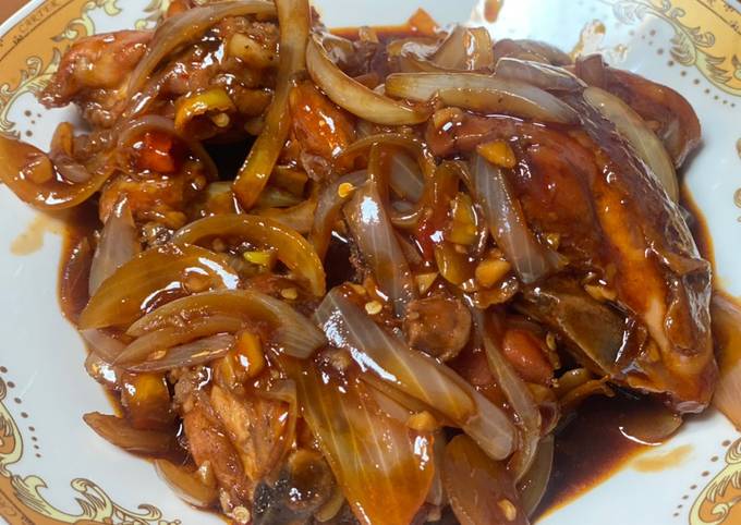 Resep Ayam Kecap Pedas Manis Oleh Ria Anggrainy Cookpad 0575