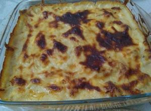 صورة لوصفة غراتان بالدجاج مع بيشاميل gratin de poulet