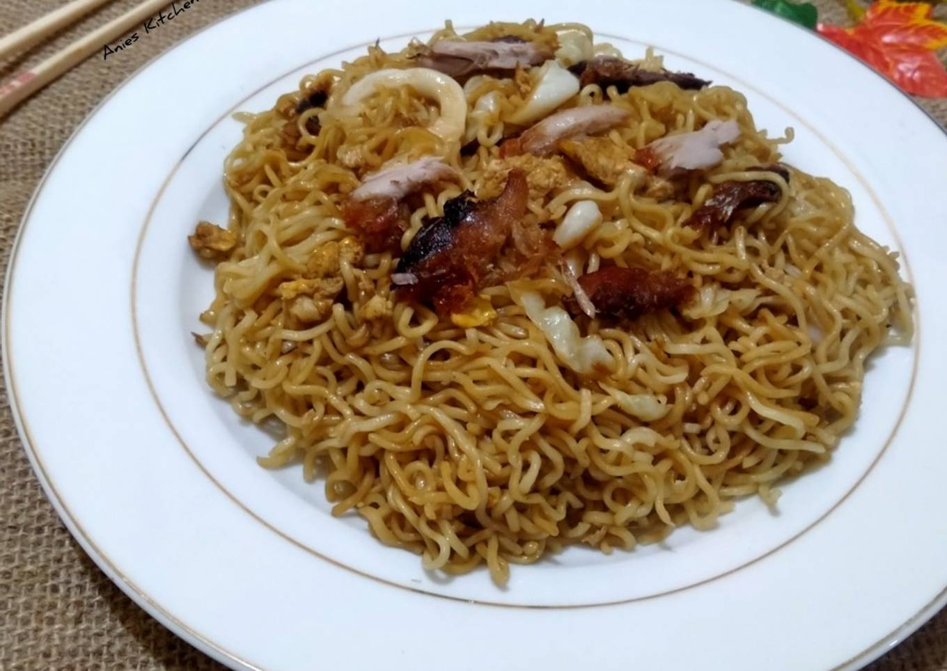 Mie Goreng Orak Arik Tongkol