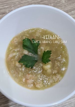 Foto resep MPASI 10m : Capcai Udang Labu Siam