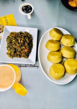 A picture of Alkubus and Vegetable soup.