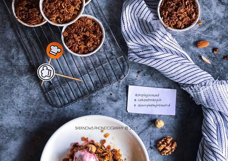Apple Crumble with Granola #phopbylinimohd