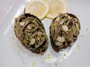 Una foto di avocado vegetariano