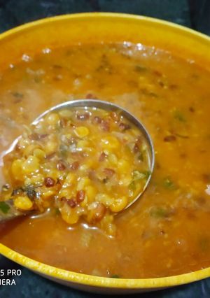 A picture of Daal tadka.