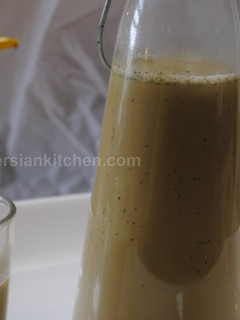 عکسی از دستور چای سبز با شیر شکلات