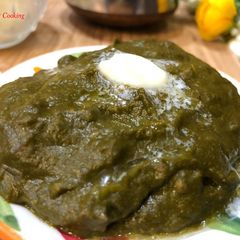 A picture of Sarso Ka Saag – Winter Recipe.