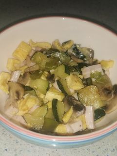 Una foto de Salteado de verduras saludable