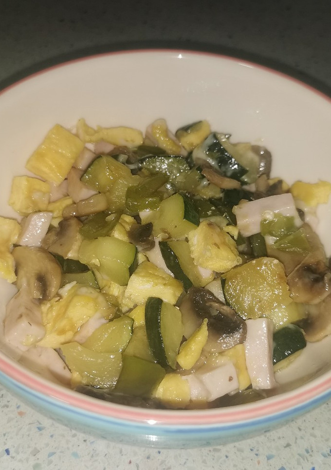 Una foto de Salteado de verduras saludable