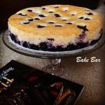 Eggless blueberry cake