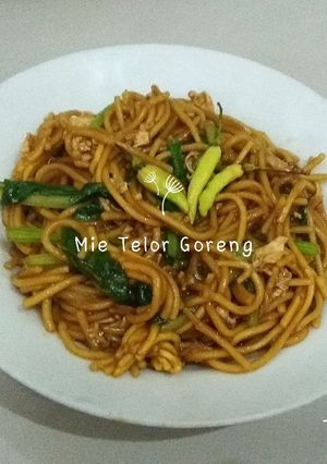 Foto resep Mie Telor Goreng