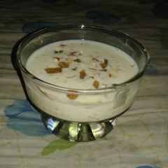 A picture of Sabudana kheer.
