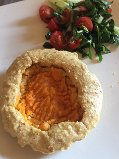 Una foto de Nido de calabaza con masa de avena y semillas de lino ✨
