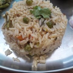 A picture of Peas pulao.