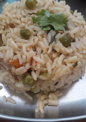 A picture of Peas pulao.