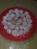 Cocadas de galletas de agua
