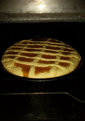 Una foto de Pasta Frola de batata