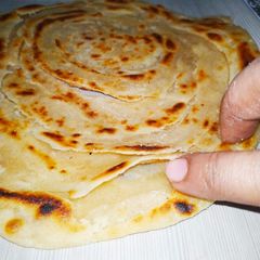 A picture of Lachha Paratha.