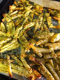 Una foto de Patatas fritas al horno