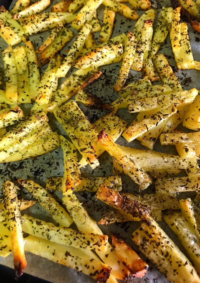 Una foto de Patatas fritas al horno