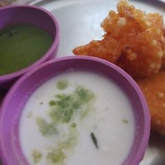 A picture of Sabudana ki tikki.
