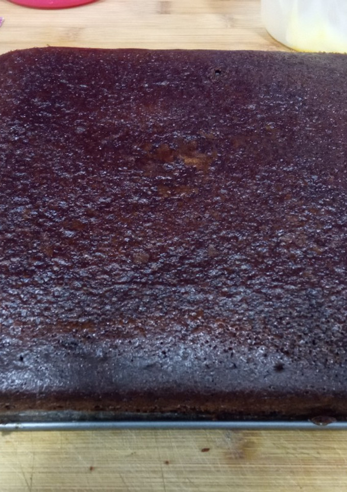 Una foto de Bizcocho con Coca-Cola (para base)
