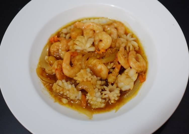 Resep Udang cumi mentega yang Lezat Sekali