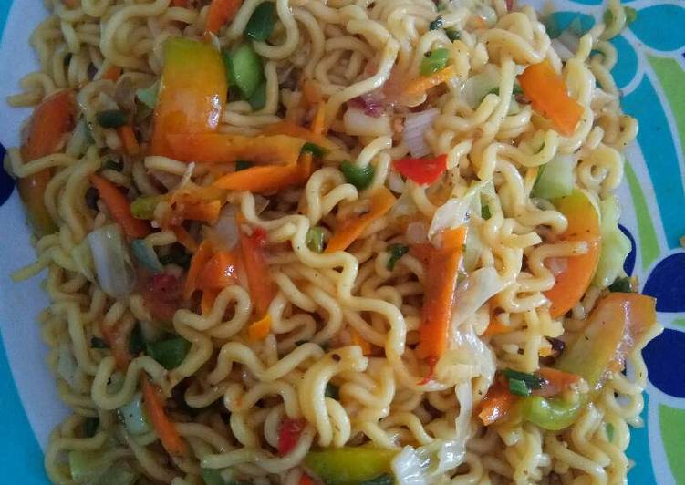 Langkah Mudah untuk Membuat Mie goreng sayur yang Enak