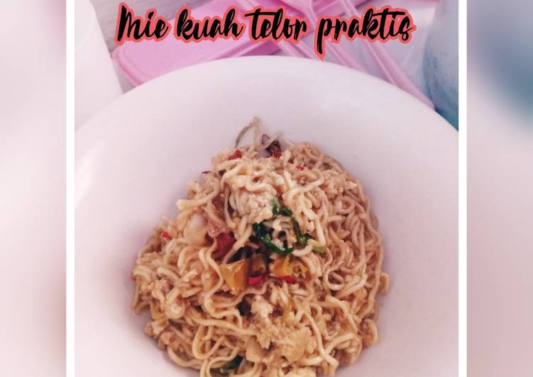 Mie kuah telor praktis