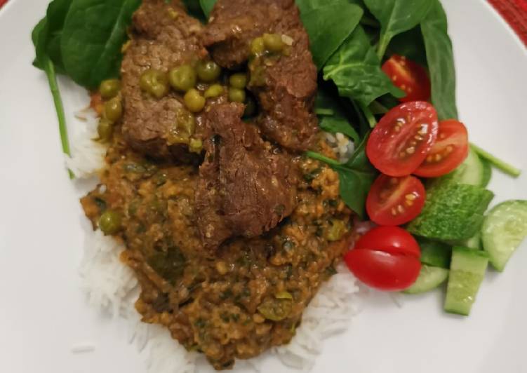 Recipe of Super Quick Homemade Split Mung beans w braised Beef