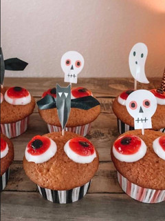 Una foto de Magdalenas Ojos de zombie