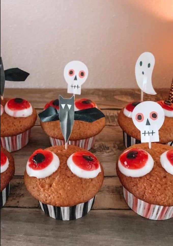 Una foto de Magdalenas Ojos de zombie