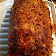 Stuffed Chicken parmesan meatloaf A picture of Stuffed Chicken parmesan meatloaf.