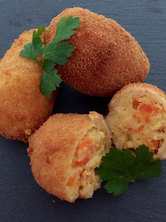 Una foto de Croquetas de zanahoria