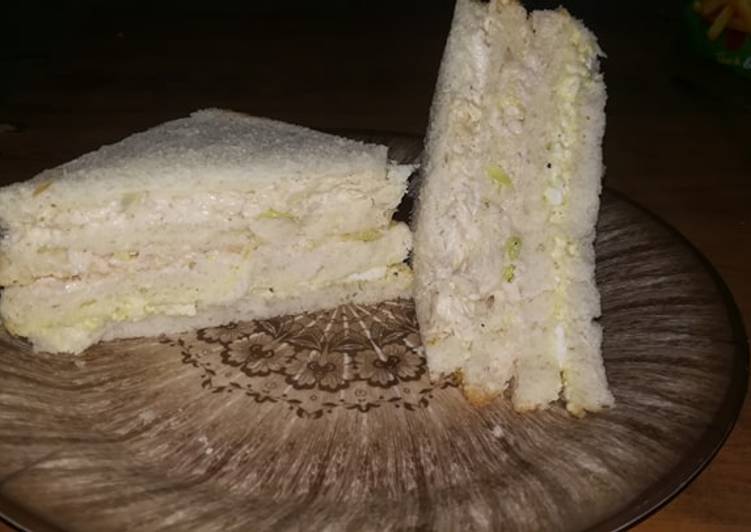 Easiest Way to Make Quick 3 layers Sandwich 🥪