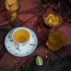 A picture of Healthy yellow tea.