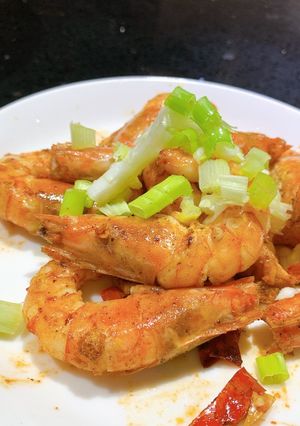 辣炒椒鹽蝦 的食譜成品照片