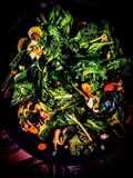 Kale & Spinach Stir Fry