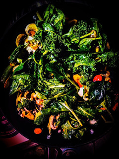 A picture of Kale & Spinach Stir Fry.
