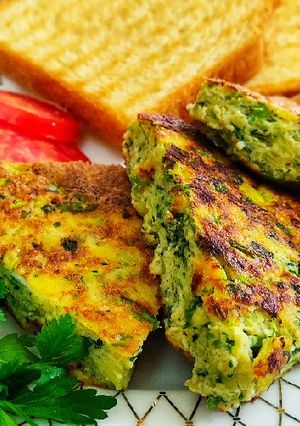 عکسی از دستور کوکوی سیب‌زمینی و کدو (غذای رژیمی)