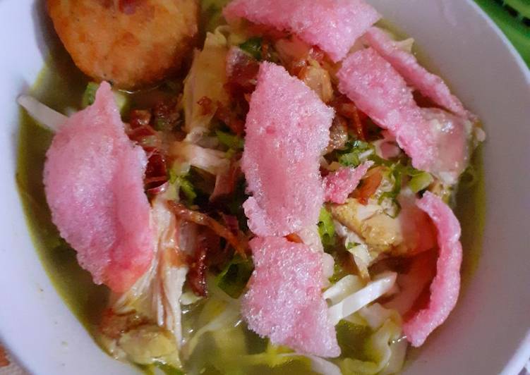 Langkah Mudah untuk Menyiapkan Soto ayam resep ibu, Bisa Manjain Lidah