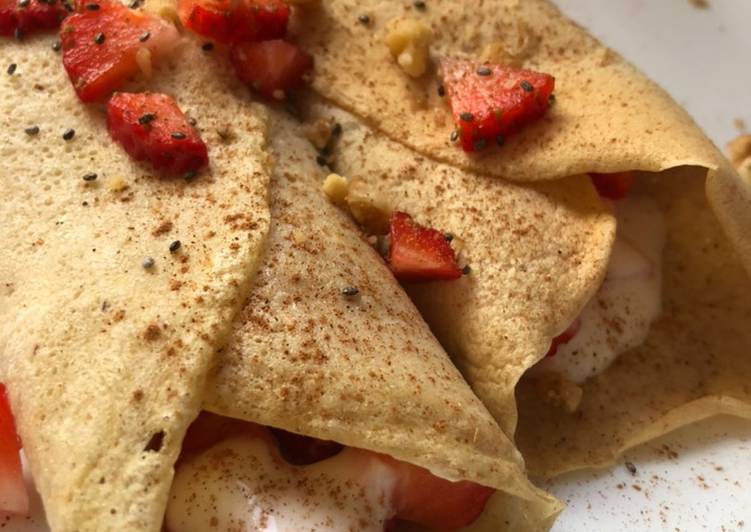 Crêpes de Avena sabor choco Blanco