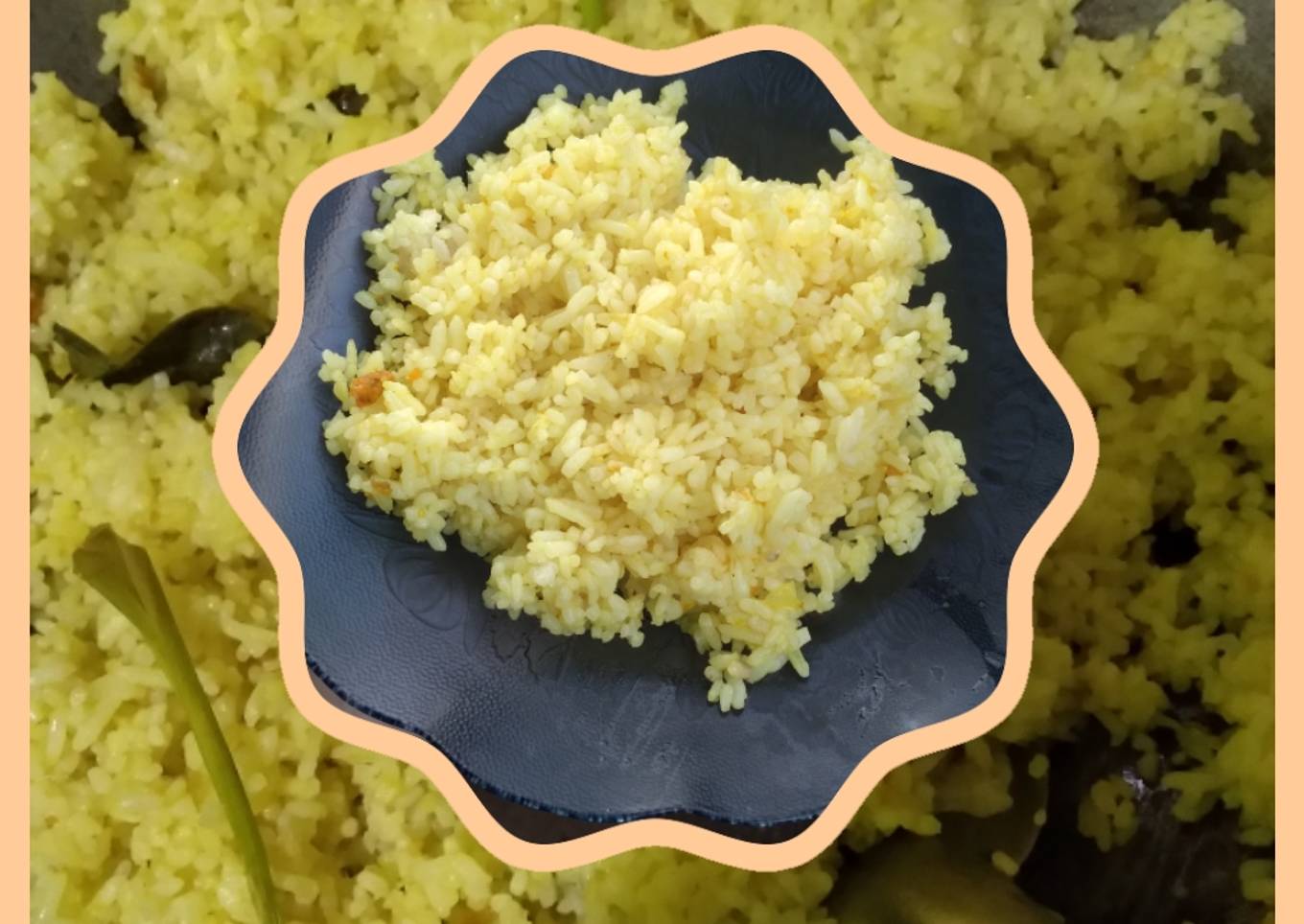 Nasi kuning mudah simple dan enak