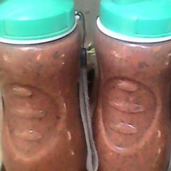 A picture of Amaranths and chaya smoothie.